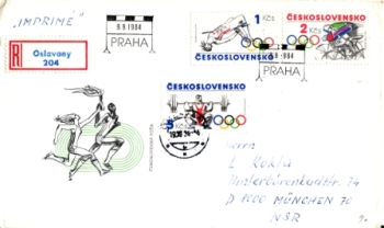 FDC 2663 / 2666 - CZ 1984 09 002 ●